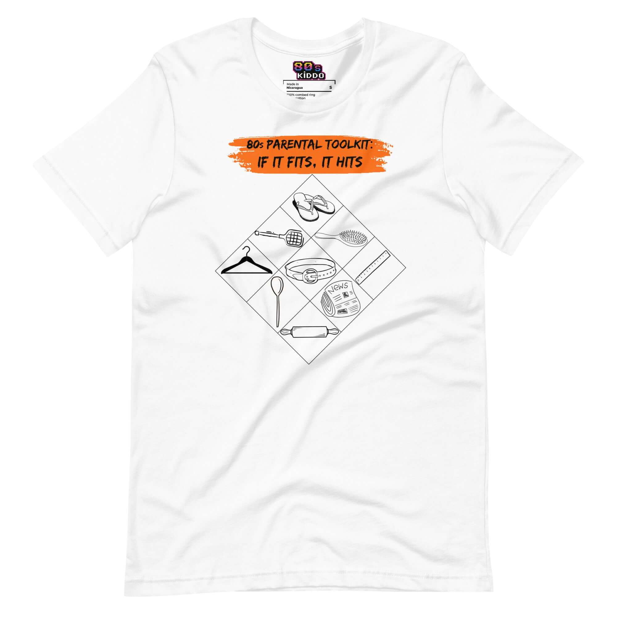 Tools of Discipline T-Shirt - 80s Parenting Hits Different